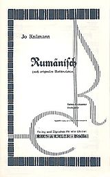 Josef Knümann Notenblätter Rumänisch