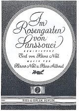 Hans Ailbout Notenblätter Iim Rosengarten von Sanssouci