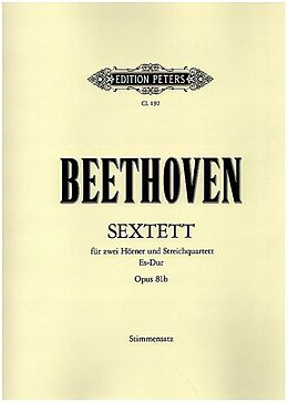 Ludwig van Beethoven Notenblätter Sextett op.81b