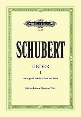 Franz Schubert Notenblätter Lieder Band 1