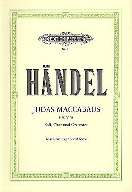 Georg Friedrich Händel Notenblätter Judas Maccabäus HWV63