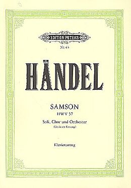Georg Friedrich Händel Notenblätter Samson HWV57