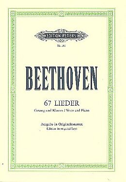 Ludwig van Beethoven Notenblätter Lieder
