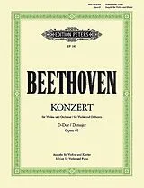 Ludwig van Beethoven Notenblätter Konzert D-Dur op.61 für Violine und Orchester