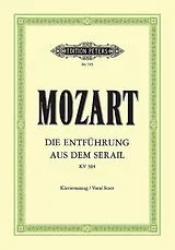 Wolfgang Amadeus Mozart Notenblätter Die Entführung aus dem Serail KV384