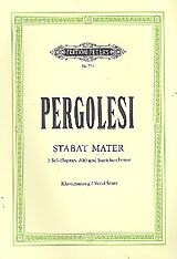 Giovanni Battista Pergolesi Notenblätter Stabat Mater