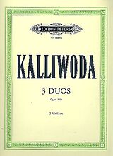 Johann Wenzel Kalliwoda Notenblätter 3 Duos op.179