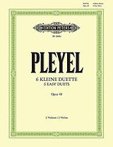 Ignaz Joseph Pleyel Notenblätter 6 kleine Duos op.48
