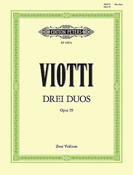 Giovanni Battista Viotti Notenblätter Duos op.29