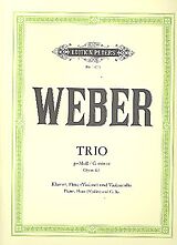 Carl Maria von Weber Notenblätter Trio g-Moll op.63