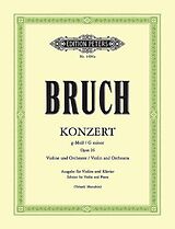 Max Bruch Notenblätter Konzert g-Moll op.26 für Violine und Orchester