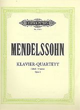 Felix Mendelssohn-Bartholdy Notenblätter Quartett f-Moll op.2
