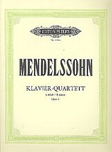 Felix Mendelssohn-Bartholdy Notenblätter Quartett h-Moll op.3