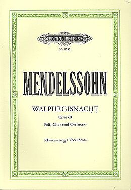 Felix Mendelssohn-Bartholdy Notenblätter Walpurgisnacht op.60