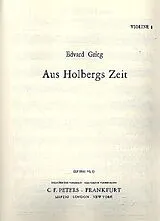 Edvard Hagerup Grieg Notenblätter Aus Holbergs Zeit op.40