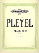 Ignaz Joseph Pleyel Notenblätter 3 grands Duos op.69