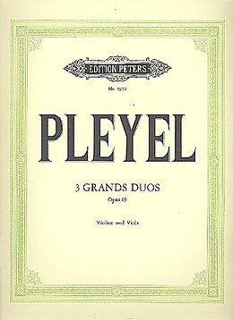 Ignaz Joseph Pleyel Notenblätter 3 grands Duos op.69