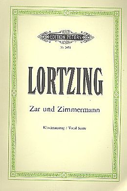 Albert Lortzing Notenblätter Zar und Zimmermann