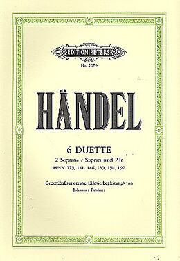 Georg Friedrich Händel Notenblätter Duette