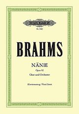 Johannes Brahms Notenblätter Nänie op.82