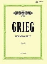Edvard Hagerup Grieg Notenblätter Aus Holbergs Zeit op.40