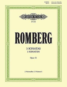 Bernhard Heinrich Romberg Notenblätter Sonaten op.43