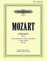 Wolfgang Amadeus Mozart Notenblätter Konzert G-Dur KV216