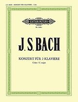 Johann Sebastian Bach Notenblätter Konzert C-Dur BWV1061