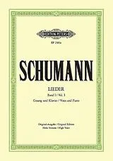 Robert Schumann Notenblätter Sämtliche Lieder Band 1