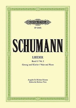 Robert Schumann Notenblätter Sämtliche Lieder Band 1