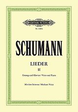 Robert Schumann Notenblätter Sämtliche Lieder Band 2