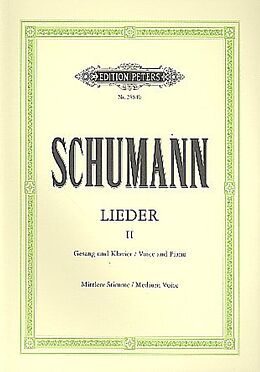 Robert Schumann Notenblätter Sämtliche Lieder Band 2