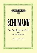 Robert Schumann Notenblätter Das Paradies und die Peri op.50