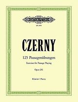Carl Czerny Notenblätter 125 Passagenübungen op.261