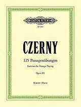 Carl Czerny Notenblätter 125 Passagenübungen op.261