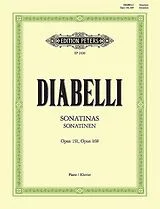 Anton Diabelli Notenblätter Sonatinen op.151 und op.168