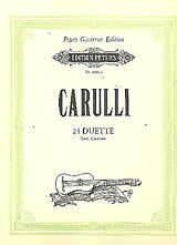 Ferdinando Carulli Notenblätter 24 Duette