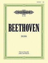 Ludwig van Beethoven Notenblätter Duos für Klarinette und Fagott