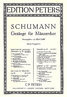 Robert Schumann Notenblätter 6 Lieder op.33