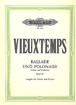 Henri Vieuxtemps Notenblätter Ballade und Polonaise op.38
