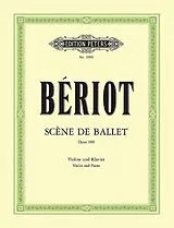 Charles de Bériot Notenblätter Ballett-Szene op.100
