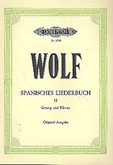 Hugo Wolf Notenblätter Spanisches Liederbuch Band 2