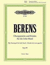Johann Hermann Berens Notenblätter Die Pflege der linken Hand op.89
