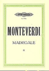 Claudio Monteverdi Notenblätter Madrigal Band 3