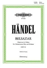 Georg Friedrich Händel Notenblätter Belsazar