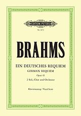 Johannes Brahms Notenblätter Ein deutsches Requiem op.45