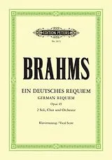 Johannes Brahms Notenblätter Ein deutsches Requiem op.45
