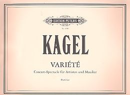Mauricio Kagel Notenblätter Variete Concert-spectacle