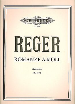 Max Reger Notenblätter Romanze a-moll