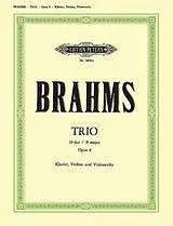 Johannes Brahms Notenblätter Klaviertrio H-Dur Nr.1 op.8